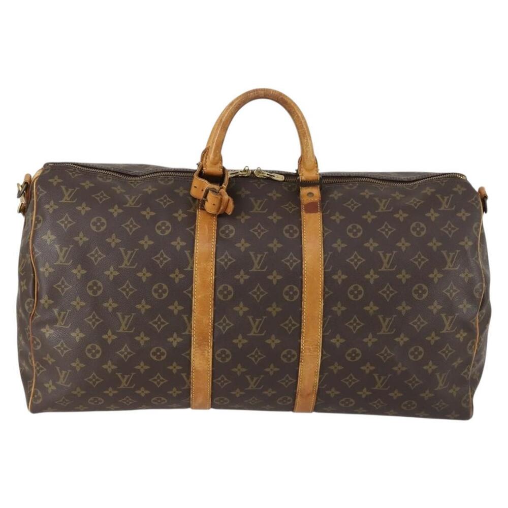 LOUIS VUITTON Monogram Keepall Bandouliere 55 Boston Bag M41414 LV Auth yk19591 - Picture 13 of 16